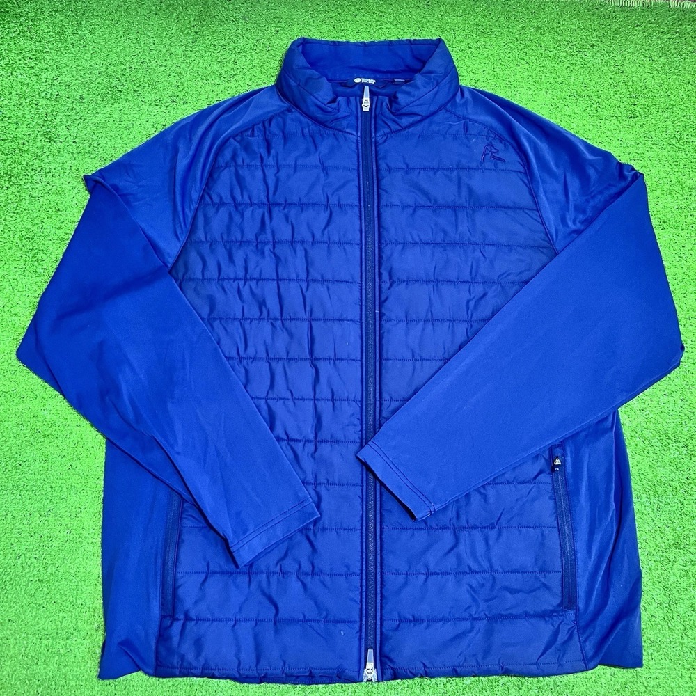 Rhoback Men's Fulton Hybrid Performance 4 Way Stretch Quilted Jacket Navy XXL‎
